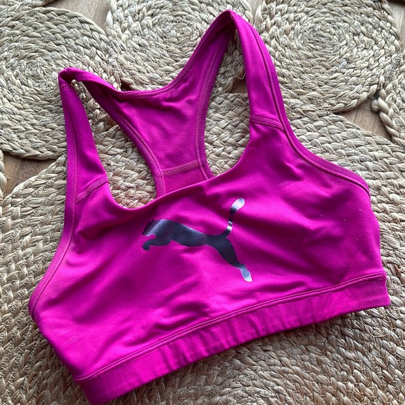Puma Pink Seamless Sports Bra Size S - Picture 1 of 1